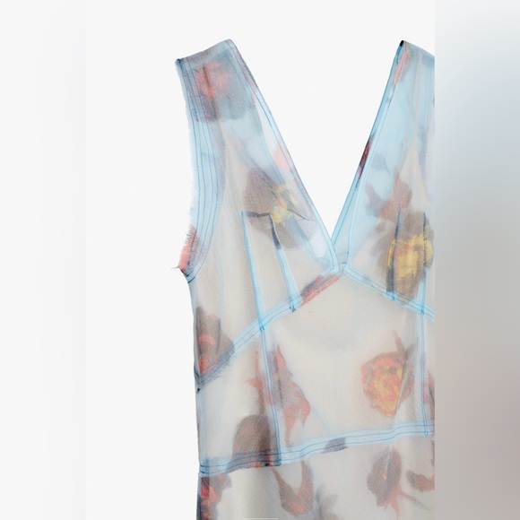 Limited Edition Zara Mixed Printed Dress - Picture 3 of 10